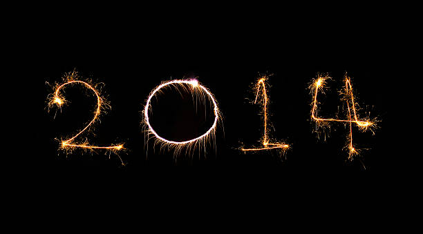 istock New Year 2014 made of real sparkles 186564827