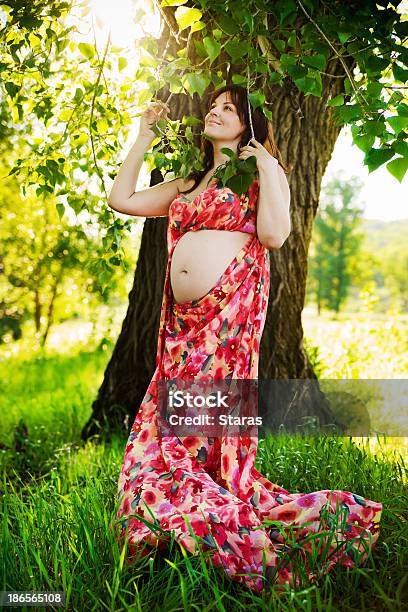 Piękna Kobieta W Ciąży - zdjęcia stockowe i więcej obrazów 25-29 lat - 25-29 lat, Antycypacja, Brzuch