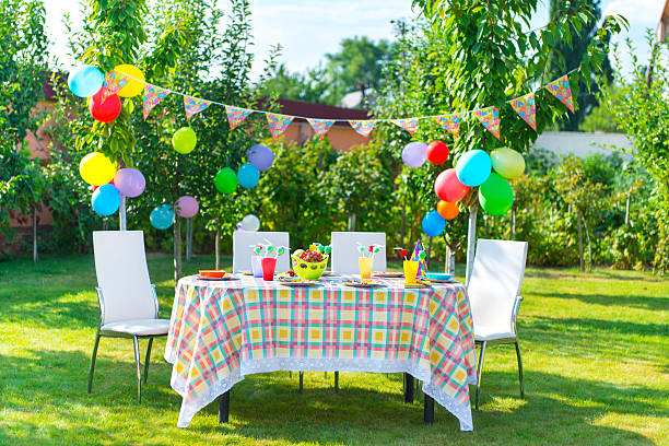 Geburtstag Tisch zubereitet – Foto