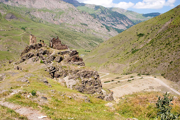 istock Ruins of ancient settlement in the Caucasus mountains 186565875