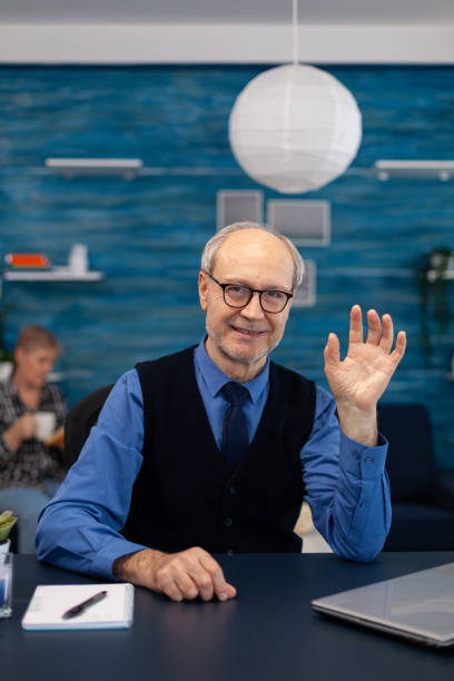 istock Senior businessman working on laptop 1865668262
