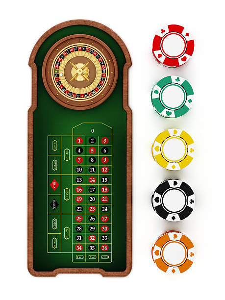 рулеточный стол - roulette roulette wheel wheel isolated стоковые фото и изображения