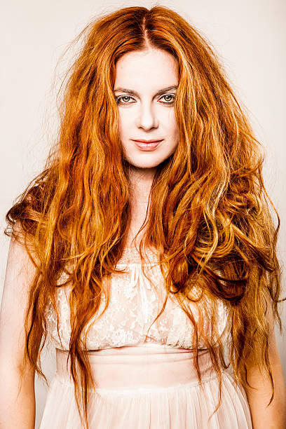 Gorgeous Woman With Messy Hair