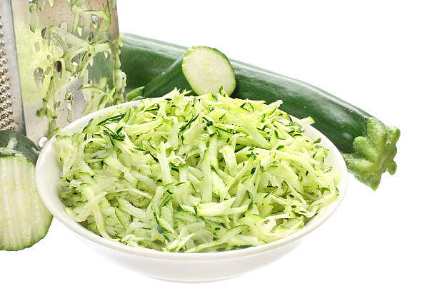 istock Bowl of grated zucchini 186570876
