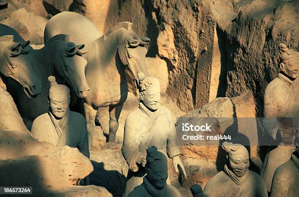 Terracotta Warriors Stock Photo - Download Image Now - Ancient, Anthropomorphic, Archaeology