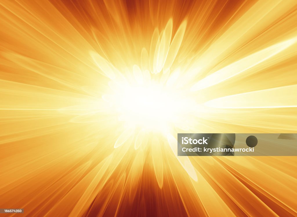 Fundo abstrato laranja aspecto de explosão ou brilhante Estrela - Royalty-free Fundo amarelo Foto de stock