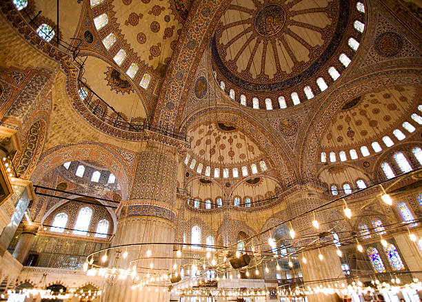 Wnętrze Błękitny Meczet – zdjęcie