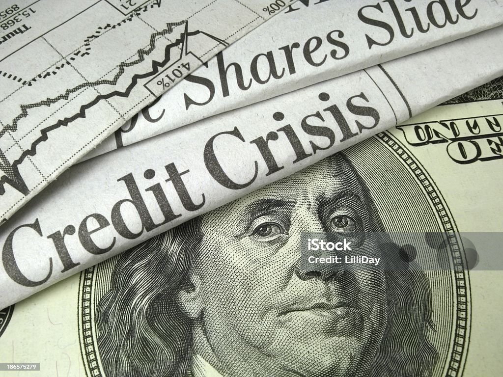 Banco de crise - Royalty-free Empréstimo Foto de stock