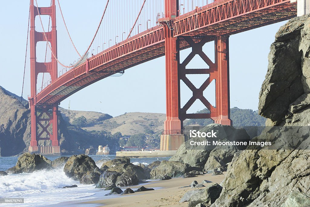 Mostu Golden Gate w San Francisco, Kalifornia - Zbiór zdjęć royalty-free (Architektura)