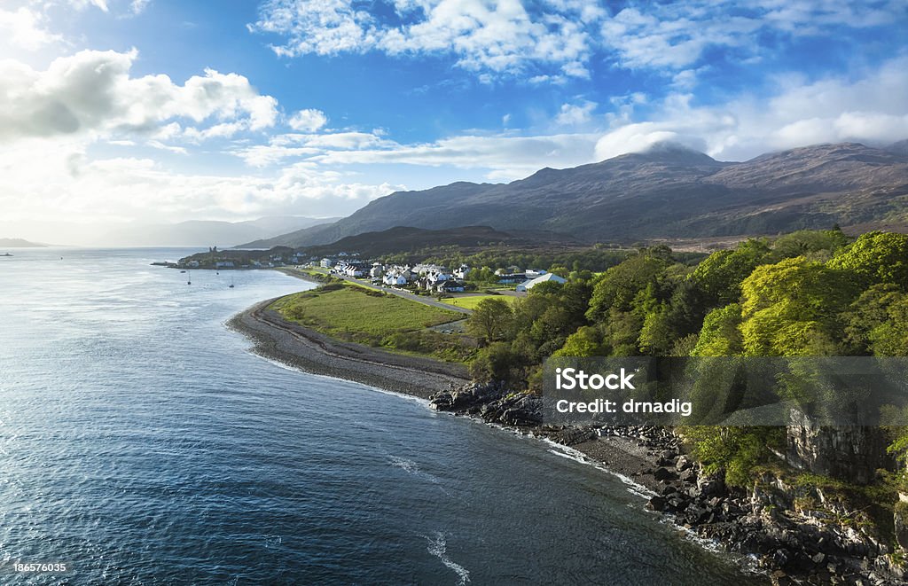 Skye Village - Foto stock royalty-free di Kyle of Lochalsh