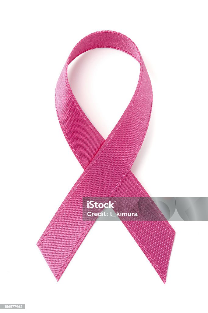 Nastro di consapevolezza Rosa cancro al seno - Foto stock royalty-free di Fiocco - Nodo