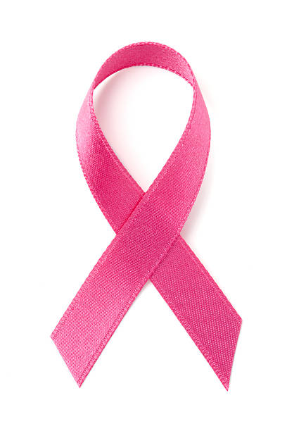 istock Pink breast cancer awareness ribbon 186577962