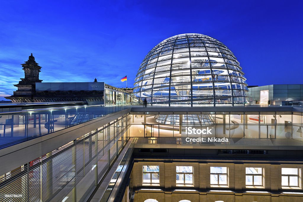 Cupola del Reichstag, Berlino - Foto stock royalty-free di Alluminio