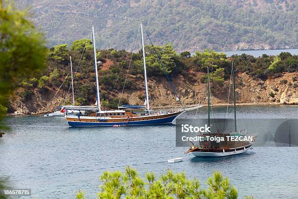 Gocek - Fotografie stock e altre immagini di Ambientazione esterna - Ambientazione esterna, Ancorato, Andare in barca a vela