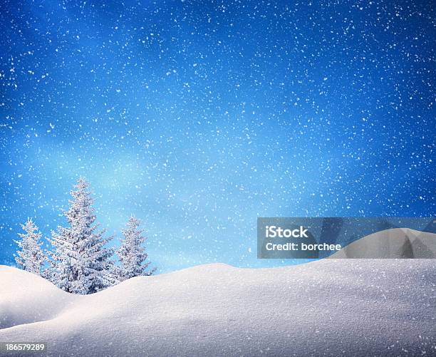 Winter Landscape Stock Photo - Download Image Now - Arctic, Beauty In Nature, Blizzard