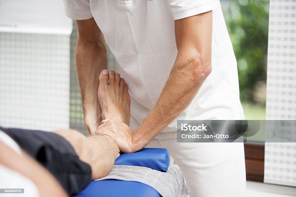 Testing vordere Übersetzung Sprungbein - Lizenzfrei Sport Stock-Foto