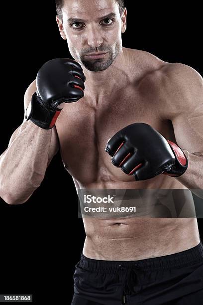 Lutador De Mma - Fotografias de stock e mais imagens de Adulto - Adulto, Arte Marcial Mista, Artes Marciais