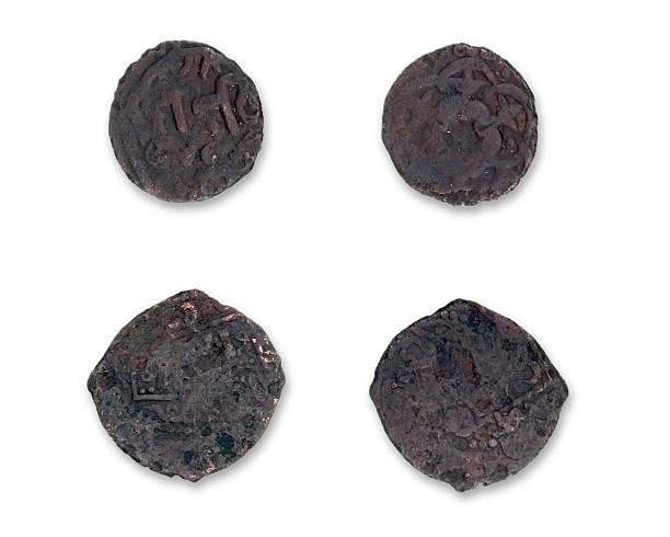 istock Coins of the 14th century 186582332