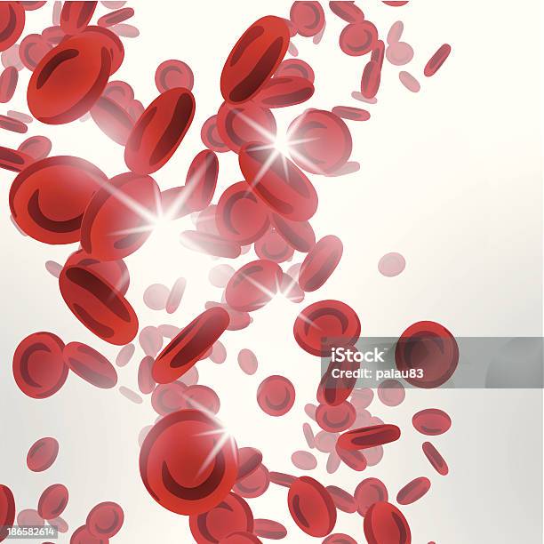 Tło Z Czerwonych Krwinek - Stockowe grafiki wektorowe i więcej obrazów Abstrakcja - Abstrakcja, Badania, Biologia - Nauka