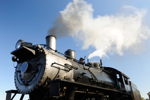 Coal powered steam train engine