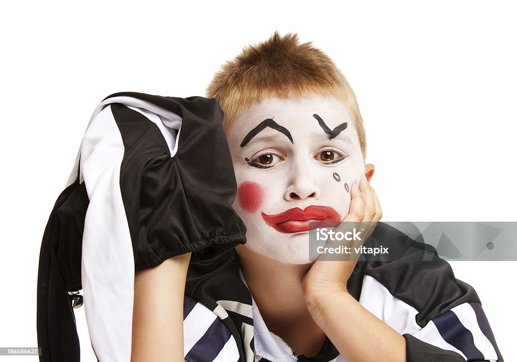 Triste clown - Photo de 6-7 ans libre de droits