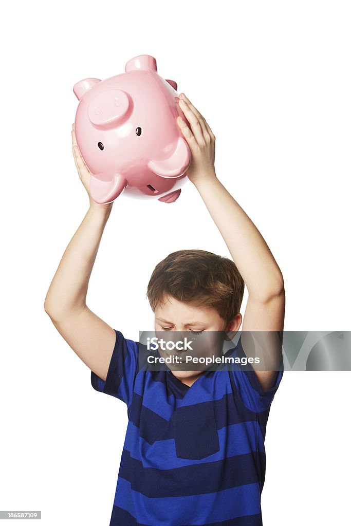 Let's vacío esta piggybank - Foto de stock de Pobreza libre de derechos