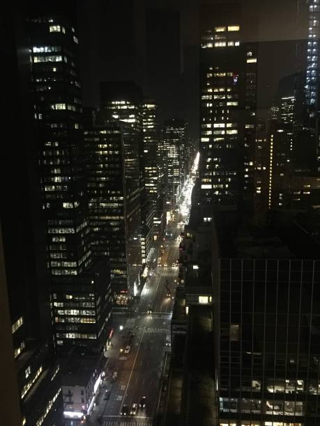 istock View of Third Avenue at Night 1865888954