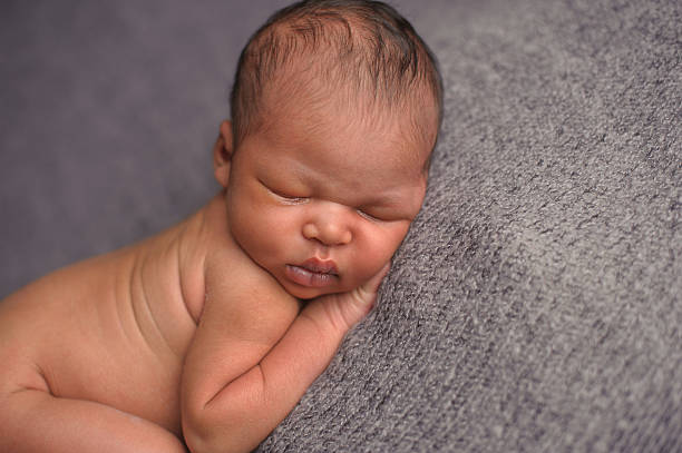 istock Closeup of Newborn Boy 186588907
