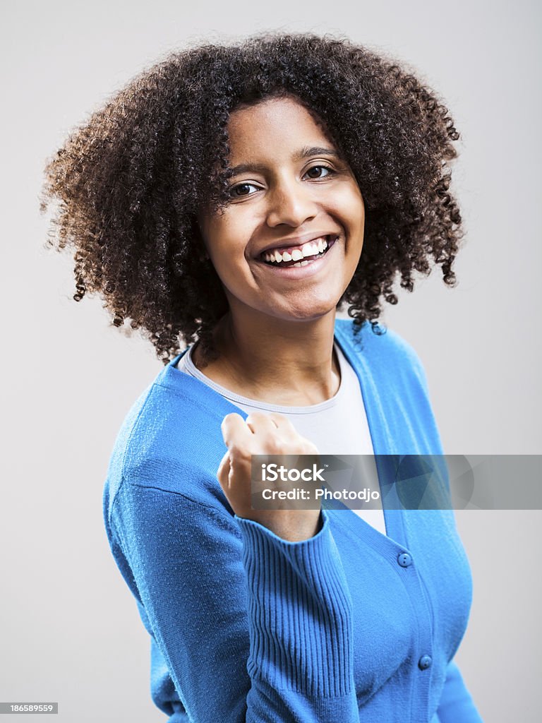 Glückliche Frau - Lizenzfrei Afrikanischer Abstammung Stock-Foto