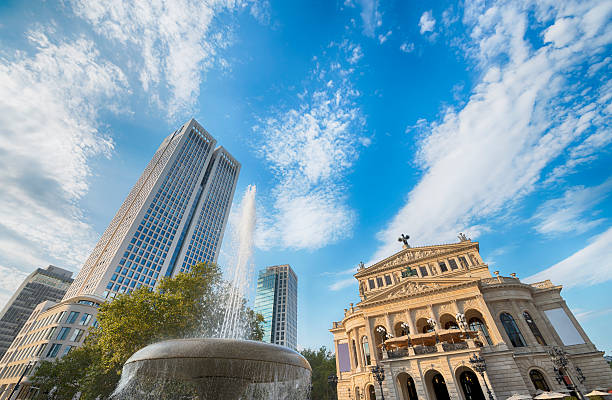 istock Frankfurt, Germany, Old Opera House, Skyscrapers 186591059