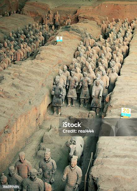 Terracotta Warriors Stock Photo - Download Image Now - Ancient, Anthropomorphic, Archaeology