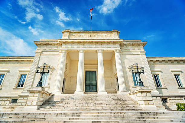 French Palais de Justice in City of Saintes
