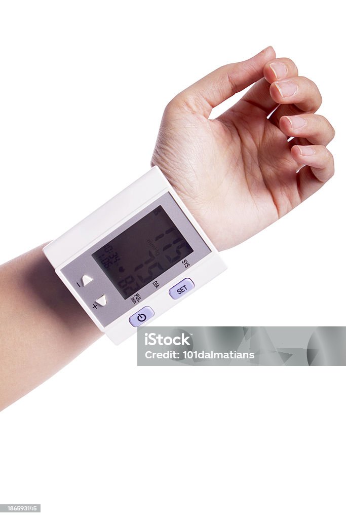 디지탈 혈압 장비 - 로열티 프리 감시 스톡 사진