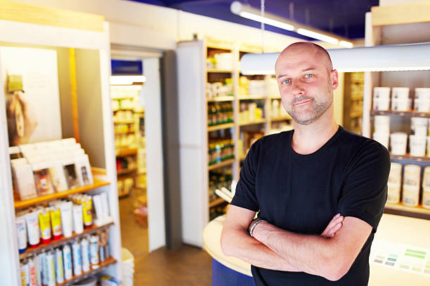 istock He's proud of his paint store 186593686