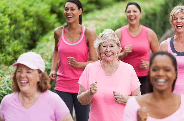 istock Breast cancer rally 186593880
