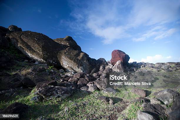 Ahu Akahanga - Fotografias de stock e mais imagens de Ahu Akahanga - Ahu Akahanga, Arqueologia, Chile