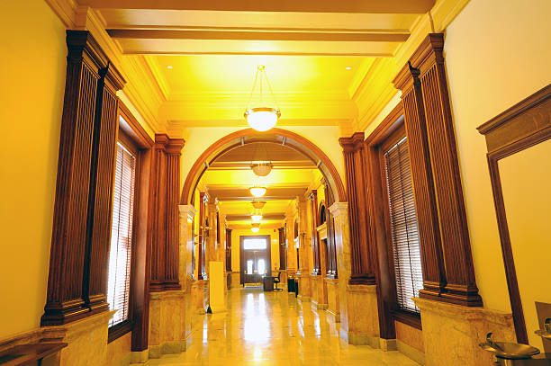 istock Hallway of New Jersey State House 186594546