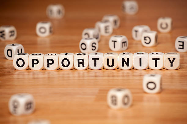 istock Opportunity Spelled In Letter Cubes 186594871