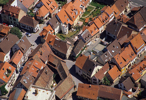 istock German city aerial view - Freiburg 186595530