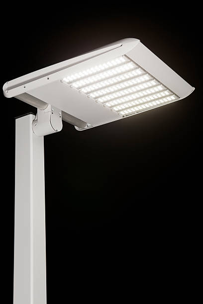 istock Illuminated LED Streetlight against a Night Sky 186595822