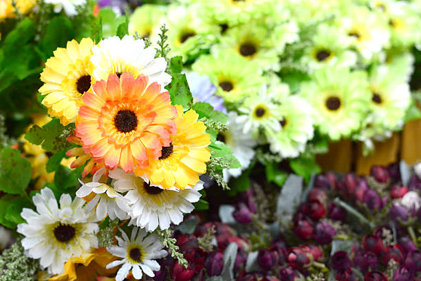 istock beautiful colors of plastic flowers 186596624
