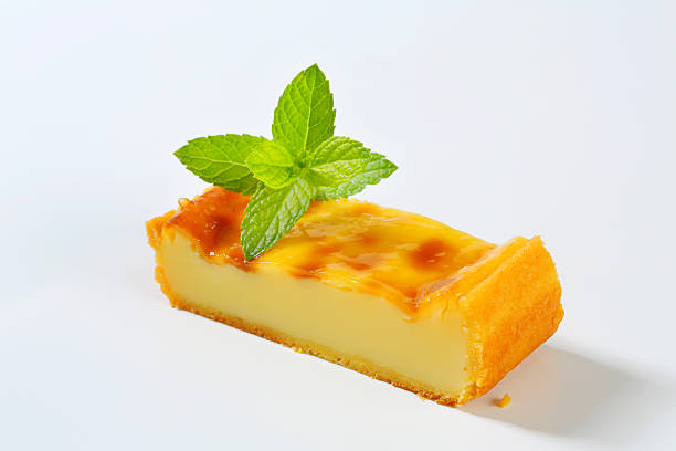 istock Pieces of cheese cake on white background 186598276