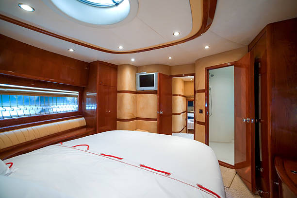 istock Motor yacht bedroom 186598762