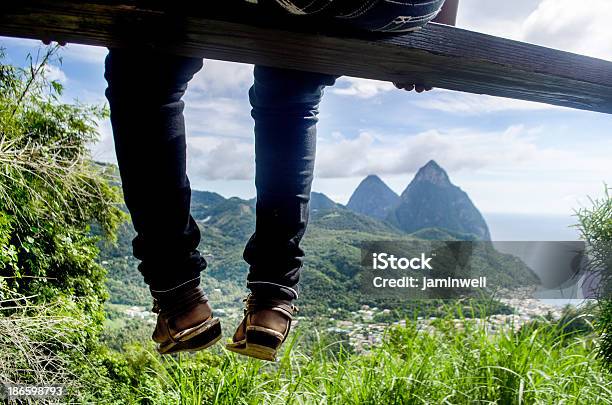 St Lucia Pitons Ultimative Sommerurlaub Stockfoto und mehr Bilder von Soufriere - Soufriere, Vulkan, Berg