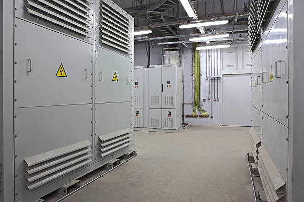 Power Substation stock photo