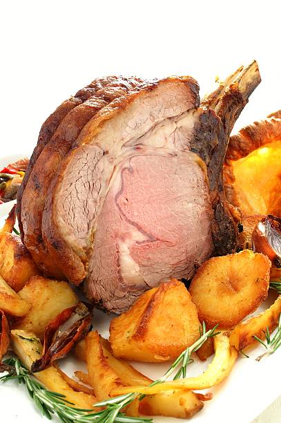 istock roast rib of beef with vegetables 186600302