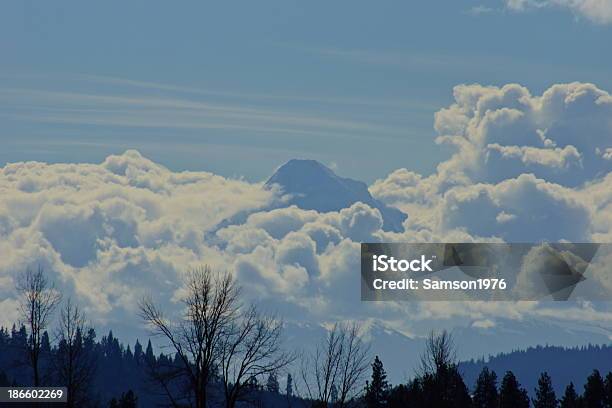 Foto de Monte Hood Cumulus Nuvens e mais fotos de stock de Columbia river gorge - Columbia river gorge, Cúmulo, Exterior