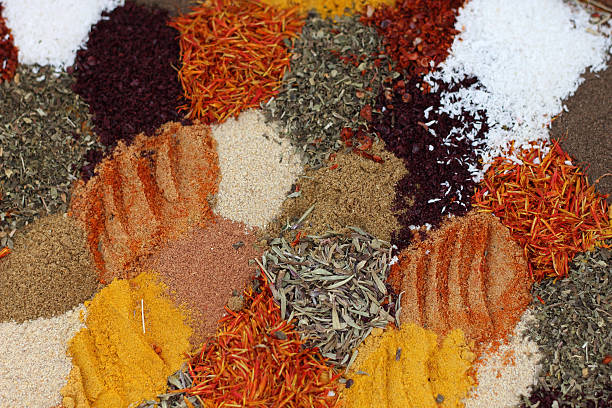 colorful spice mix colourful spice mix aromatisch stock pictures, royalty-free photos & images