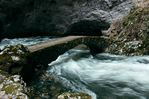 Photo of Natural Stone Bridge In Rakov Skocjan Valley In Slovenia