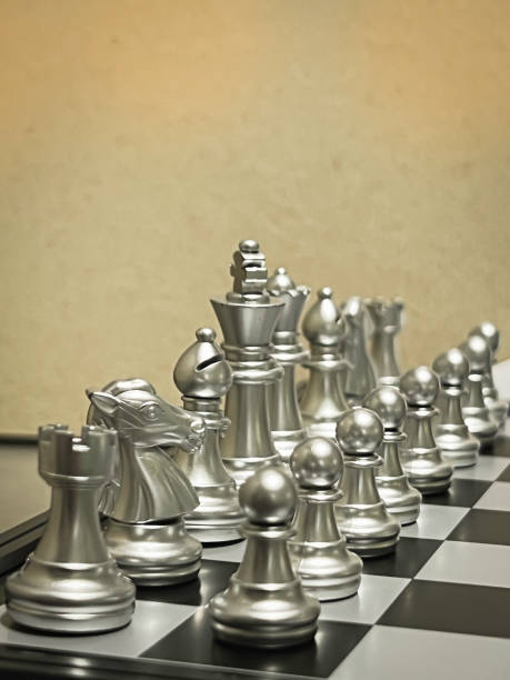 istock Chess piece on board ,prepare for play,competition of two side, 1866040424